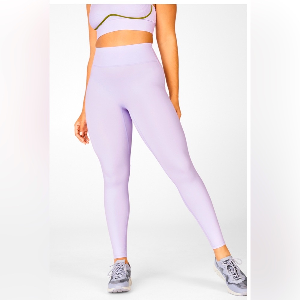 NWT Fabletics Anywhere Motion 365 High-Waisted Leggings, size SM, frosted lilac